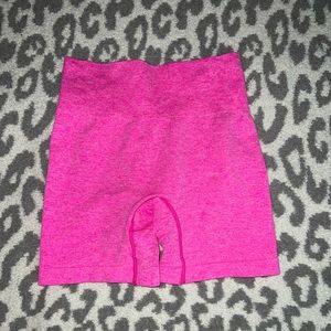 hot pink work out shorts